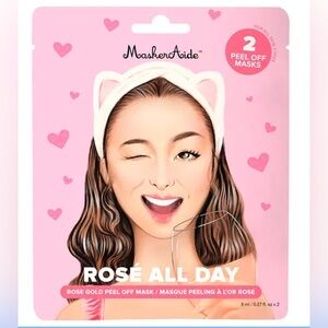 4 X MaskerAide Rosé All Day Face Masks